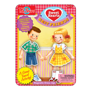 TS Shure Sweetheart Dolls Magnetic Dress Ups Mini Tin