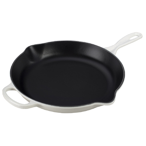11.75" Signature Cast Iron Skillet White