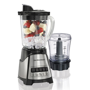 2-in-1 Blender and Chopper Black-SS