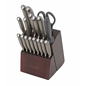 18pc Stainless Steel Knife Block Set