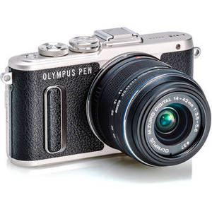 PEN E-PL8 Mirrorless Micro Four Thirds Digital Camera with 14-42mm Lens (Black)