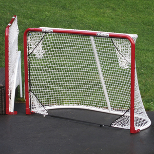 EZ Goal Folding 6' x 4' Pro Hockey Goal with Net Pocket Targets