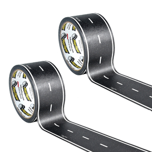 PlayTape Classic Road Series Bundle 60 ft x 2 in Black Road, 2 pack