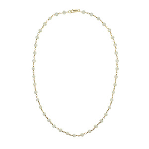 Lita White Freshwater Pearl Linked Necklace,17&quot;