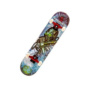 Punisher Skateboards  Alien Rage 31.5-inch Complete Skateboard with Concave Deck