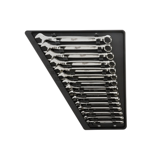 15pc Combination Metric Wrench Kit