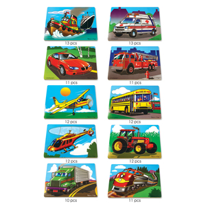 Melissa & Doug Puzzle Set Favorite Vehicles