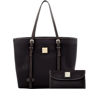 Pebble Grain East West Shopper and Continental Clutch