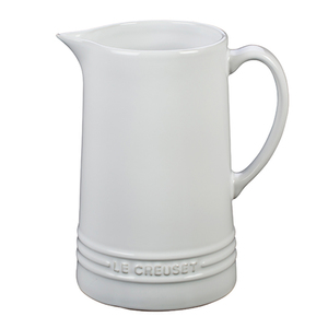 1.6 Qt Stoneware Pitcher White