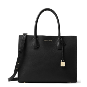 Michael Kors Mercer Large Bonded-Leather Satchel
