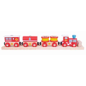 BigJigs Toys Fire and Rescue Train
