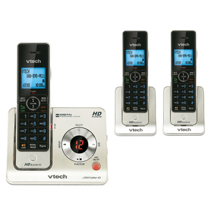 DECT 6.0 Cordless Phone System  w/ 3 Handsets