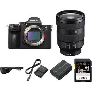 Alpha a7 III Mirrorless Digital Camera with 24-105mm Lens and Grip Extension Kit