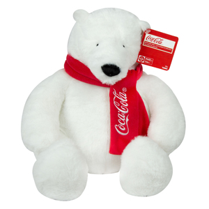 Coca-Cola 12 Inch Plush Sweater Bear