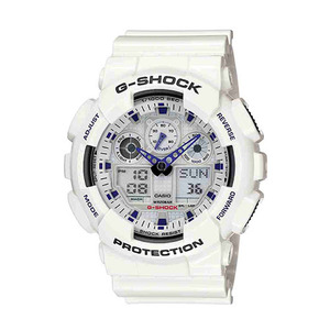 G-Shock Men's Analog Digital White Resin Strap Watch