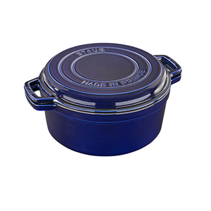 Cast Iron 7qt Braise and Grill Dark Blue