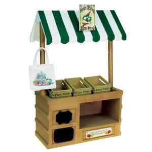 The Queen's Treasures Farm Stand for use with 18&quot; Dolls and 18&quot; Doll Accessories