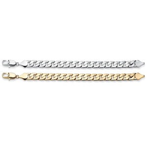 PalmBeach Jewelry Men's Curb-Link Bracelet Set Buy Yellow Gold Tone Bracelet  Get Silvertone Bracelet Free