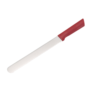 Cake Boss 10" Cake Carving Knife with Sheath Red