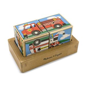 Melissa & Doug Vehicles Sound Blocks
