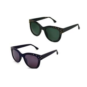 Set of 2 Modified Wayfarer Sunglasses - Tortoise and Black