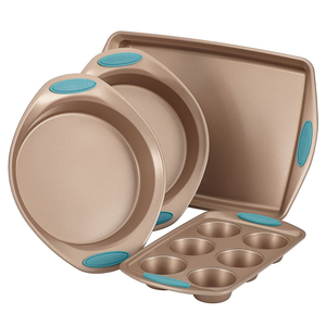 4pc Cucina Bakeware Set Agave Blue