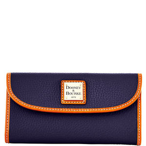 Pebble Grain Continental Clutch