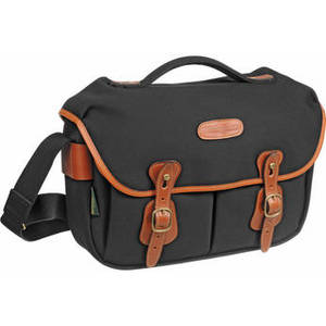 Hadley Pro&nbsp;Shoulder Bag (Black Canvas & Tan Leather)