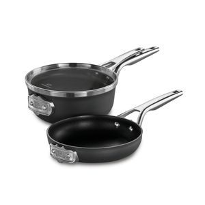 Premier Space Saving 3pc 8" Diameter Nonstick Cookware