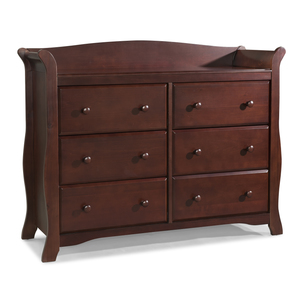 Storkcraft Avalon 6 Drawer Dresser - Cherry