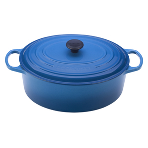 Signature Enameled Cast Iron 5 Qt. Oval French Oven Marseille