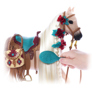 Saddle Stars Palomino Toy Horse, Skye
