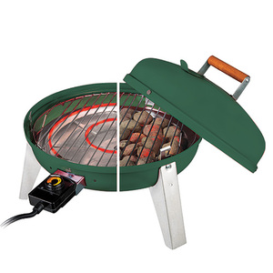Lock N Go Wherever Electric/Charcoal Grill Green