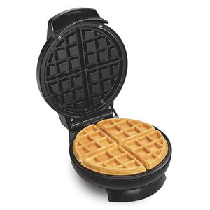 Round Belgian-Style Waffle Maker