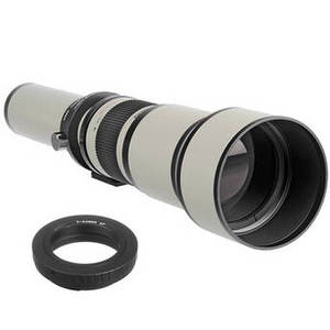 650-1300mm f/8-16 Manual Focus Lens for Canon EOS