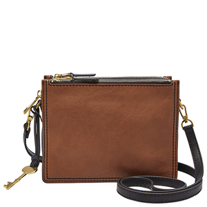 Campbell Leather Crossbody Brown
