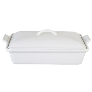 Heritage 4 Qt. Covered Stoneware Rectangular Casserole