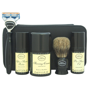 The Art of Shaving Travel Kit - Unscented by  for Men - 7 Pc Kit
