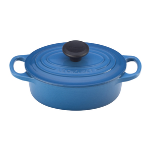 Signature Enamel Cast Iron 1 Qt Oval French Oven Marseille