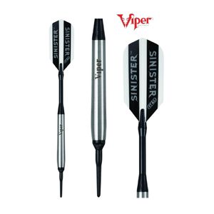 Viper SINISTER 95% TUNGSTEN center balance barrell  SOFT TIP 16GM