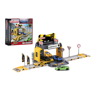 Dickie Toys Majorette Lamborghini Showroom Playset with 1 Car