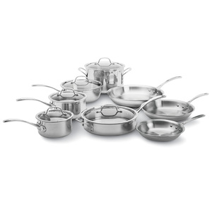 13pc. Tri-Ply Stainless Steel Cookware Set