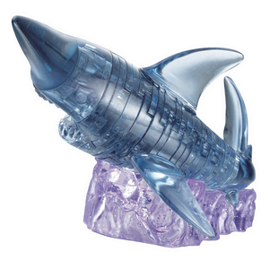 University Games Bepuzzled 3D Crystal Puzzle - Shark: 37 Pcs
