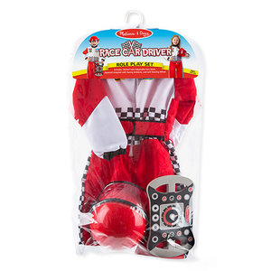 Race Car Driver Role Play Costume Set Ages 3-6 Years