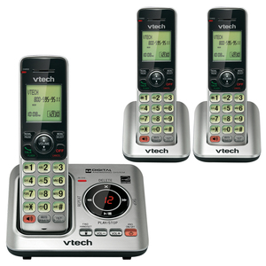 DECT 6.0 Cordless Answering System w/3 Handsets