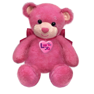First and Main Luv Ya Pink 10 Inch Bear