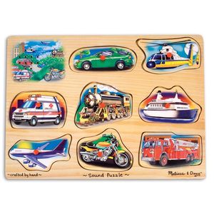 Melissa & Doug Vehicle Sound Puzzle