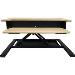 Level Up Pro 32 Pneumatic Adjustable Desktop Station (White Oak)