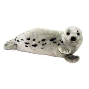 hansa Grey Harp Seal 15 Inch Plush