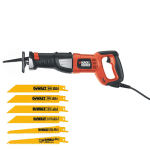 8.5 Amp Reciprocating Saw w/ 6 Pack Blades